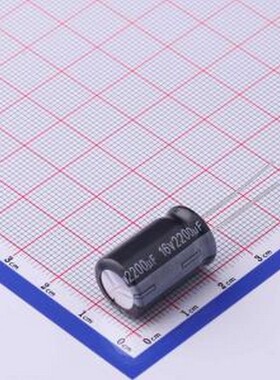 EWH1CM222W20OT 直插铝电解电容 2200uF ±20% 16V 插件,D12.5xL2