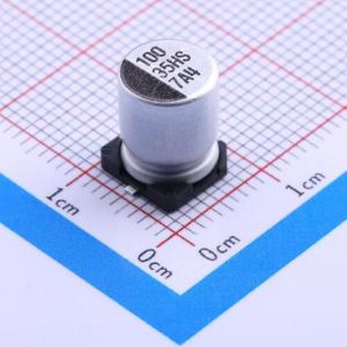 VHV107M035S0ANG03S 贴片型铝电解电容 100uF ±20% 35V SMD,D8xL
