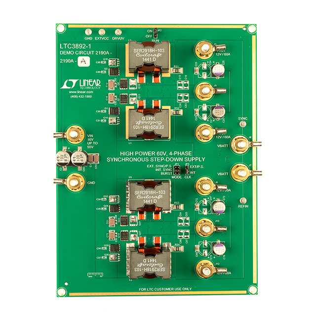DC2190A-A【DEMO BOARD FOR LTC3892EFE-1 】