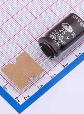 WL1E228M16025PA 直插铝电解电容 电解电容WL25V2200UF 插件,D16x