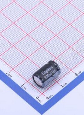 KF331M016F115A 直插铝电解电容 330uF ±20% 16V 插件,D8xL11.5m