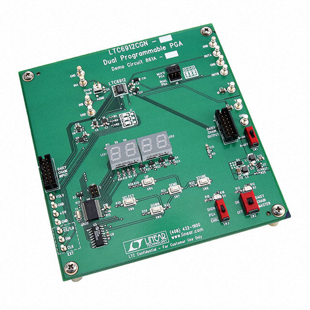 DC861A-B【LTC6912-2 DUAL DIGITALLY CONTROL 】