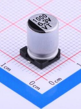 VT0J102M0810 贴片型铝电解电容 1000uF ±20% 6.3V SMD,D8xL10.2