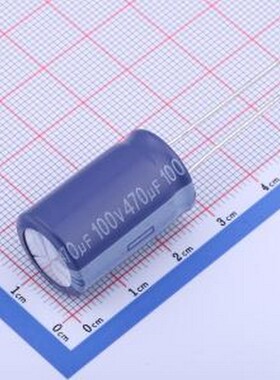 ERR1KM471L25OT 直插铝电解电容 470uF ±20% 100V CLEAR 紫色 PE