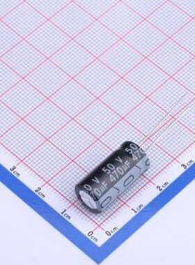 01EC4236 直插铝电解电容 470uF ±20% 50V 插件,D10xL20mm