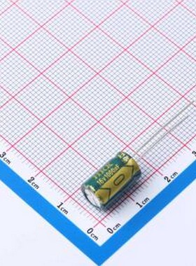 CD288108M1C0813VFL 直插铝电解电容 1000uF 16V 插件,D8xL13mm