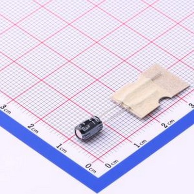 25MH710MEFCT54X7 直插铝电解电容 10uF ±20% 25V 插件,D4xL7mm
