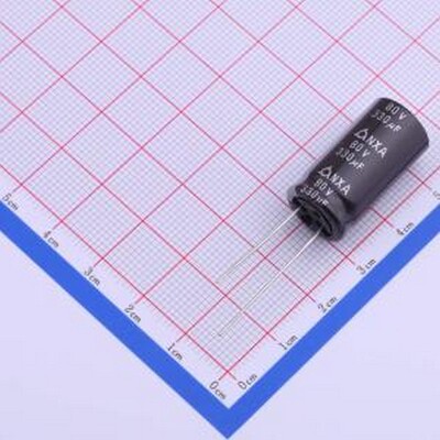 NXA 80V330 M 12.5*25 直插铝电解电容 330uF ±20% 80V 插件,D12