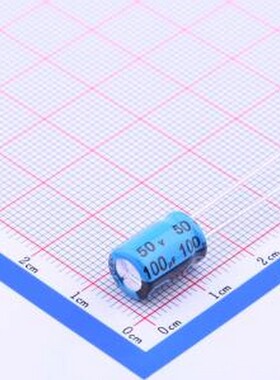 ECR1HPT101MLL080011 直插铝电解电容 100uF ±20% 50V 插件,D8xL