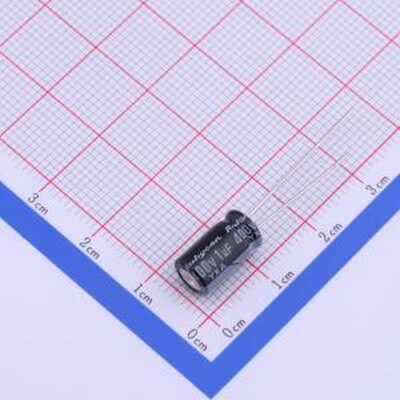 400YXA1MEFC6.3X11 直插铝电解电容 1uF ±20% 400V 插件,D6.3xL1