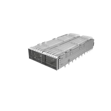 UE62C2624021E1【1X2 QSFP CAGE WITH QUAD LIGHT PI】