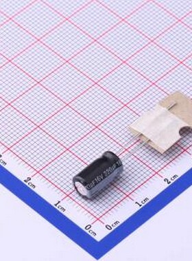 RGA221M1CSA-0611G 直插铝电解电容 220uF ±20% 16V 插件,D6.3xL