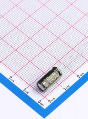 GR477M016E12RR0EH4FP0 直插铝电解电容 470uF ±20% 16V 插件,D6