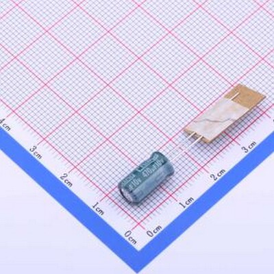 LB1A471ME110B25CE0 直插铝电解电容 470uF ±20% 10V 插件,D6.3x