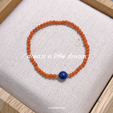 天然南红满肉小米珠转运手串