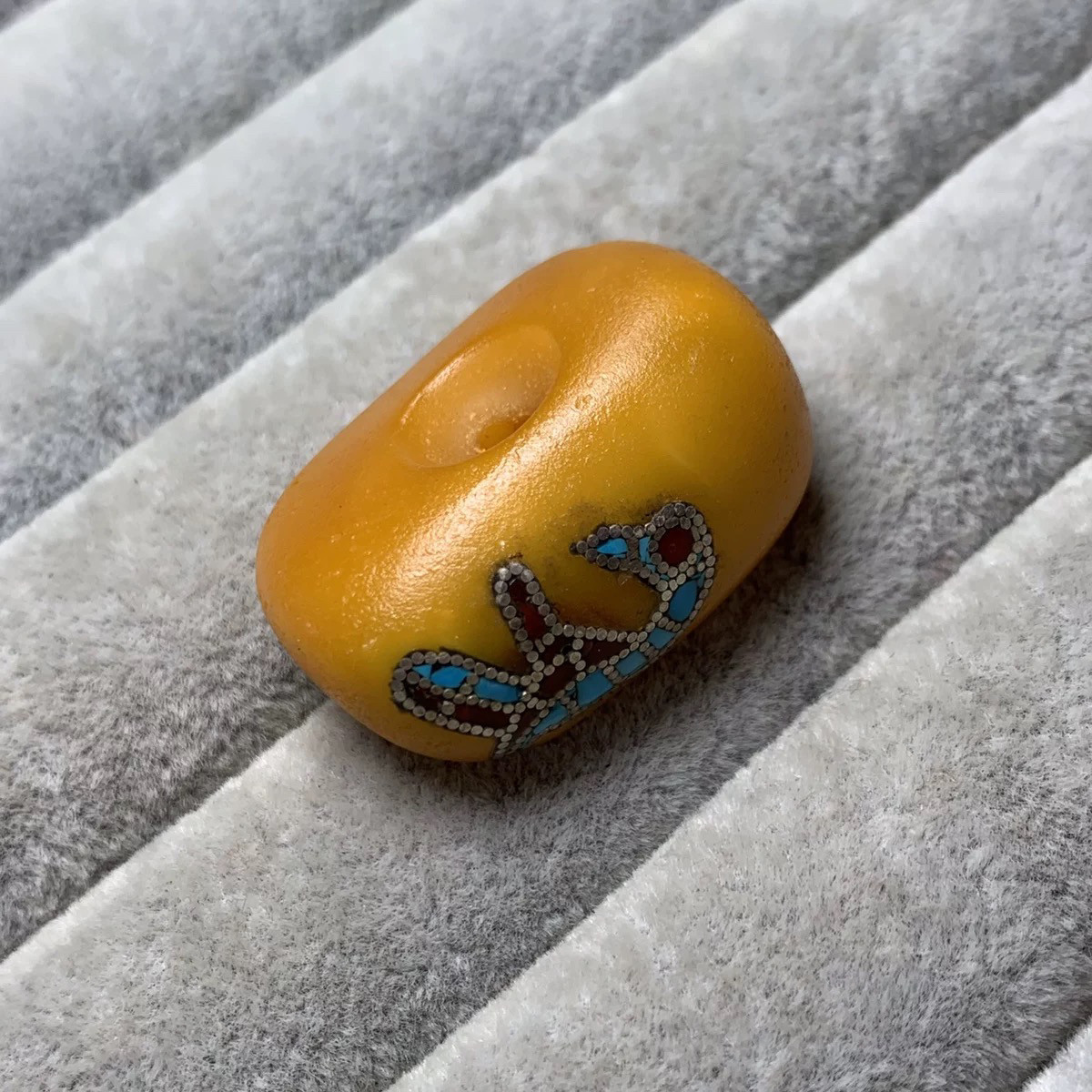 天然琥珀蜜蜡老蜡补丁随型饼子可做吊坠挂件裸石吊坠