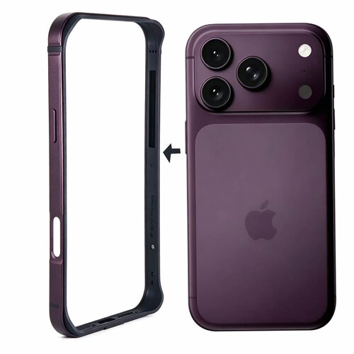 金属边框 iPhone18 pro max手机壳边框适用苹果18pro散热金属+硅胶边框17promax保护套