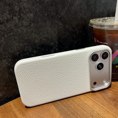 内置磁吸 皮套iPhone17promax手机壳白色适用苹果air/16pro新款保护套15/14全包磨砂防指纹13金属按键