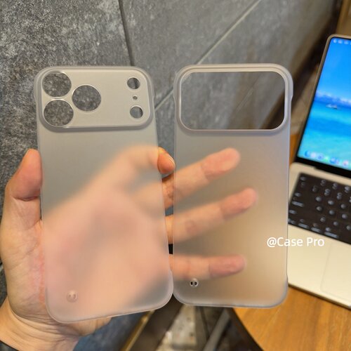 无边框 iPhone18 pro max手机壳超薄磨砂适用苹果18pro半透明保护套17promax新款16plus/15塑料14/13小清新