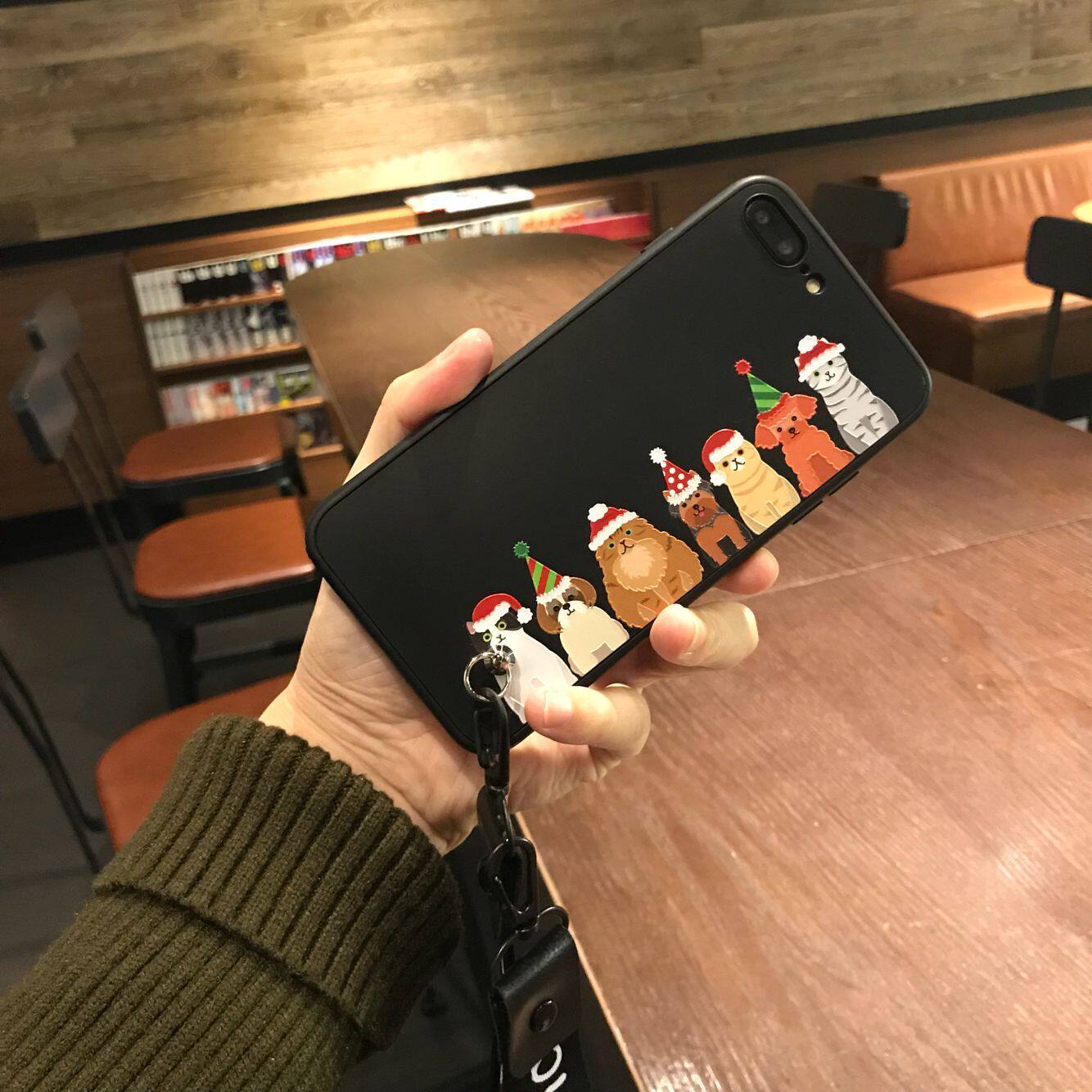 Before and after the all-inclusive 360 Apple 8 Mobile phone shell iphoneX Silicone Case 6s/7plus Fall lovers Christmas Soft shellin the 3C Digital Accessories, Cell Phone Accessories , Phone Protection Case/Shell  category - from Buy2taobao.com to provide professional Taobao agent buy service