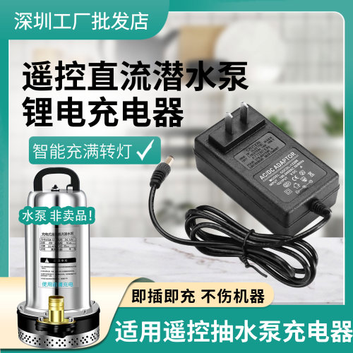 中性直流遥控潜水泵抽水机充电器