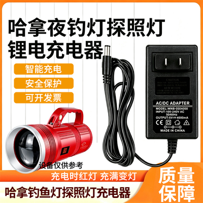 哈拿夜钓探照灯锂电充电器