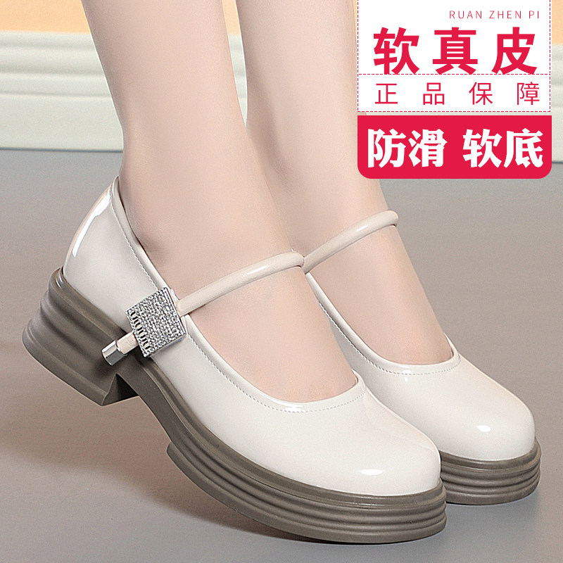 春季浅口厚底学院风玛丽珍鞋女鞋