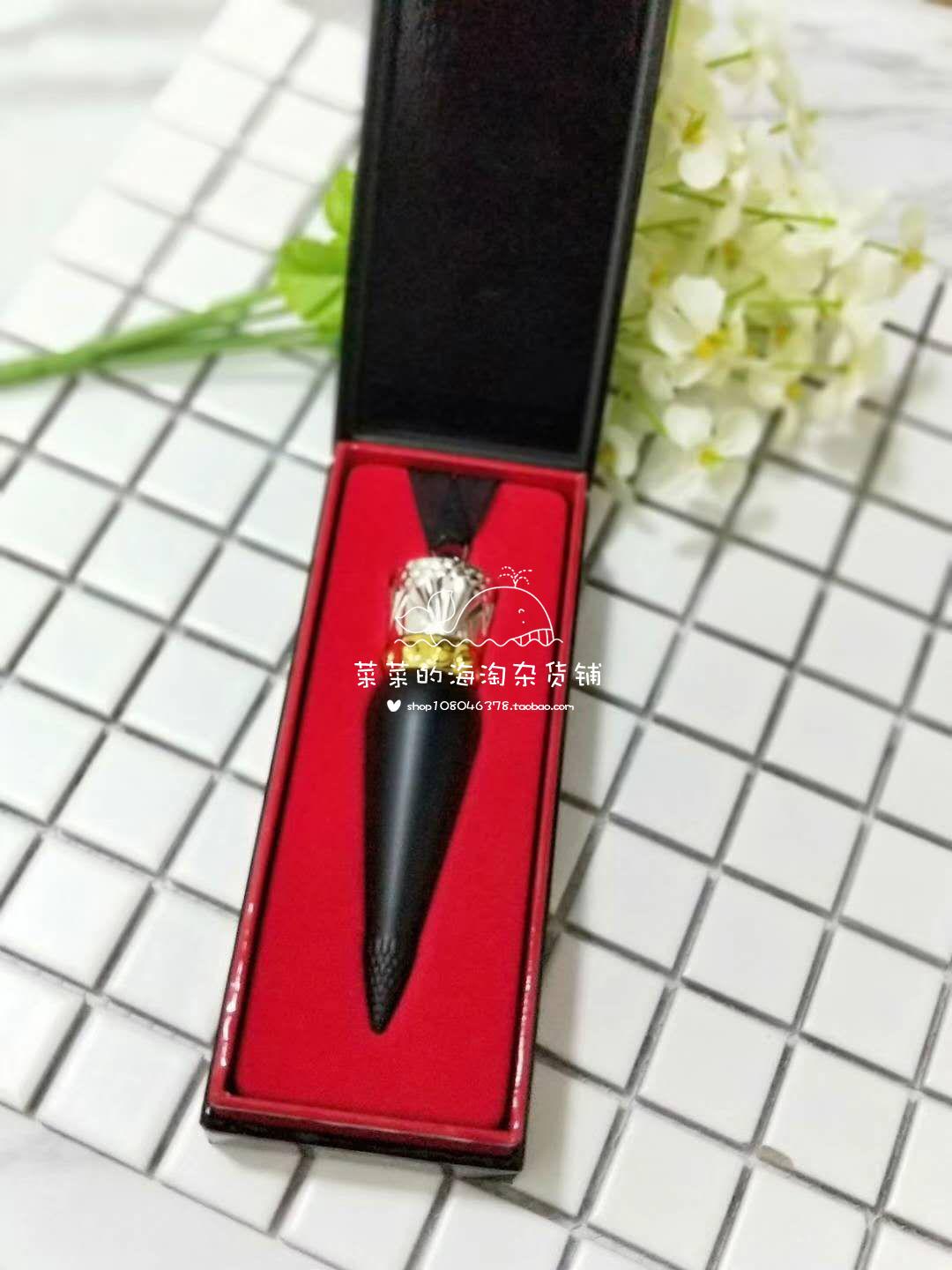 现货christian louboutin 萝卜丁cl口红套装黑管口红001m金管215