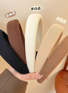 发箍女2025新款高级感洋气时尚发卡高颅顶压发洗脸头箍百搭发饰品