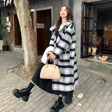 上新2025冬季新款格纹双面呢大衣2D107/8512/P265控388，女装毛呢外套，2D107