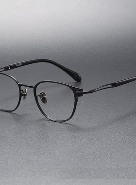 纯钛眼镜架日本手造taylor复古时尚MOLT设计师男超轻平光可配近视