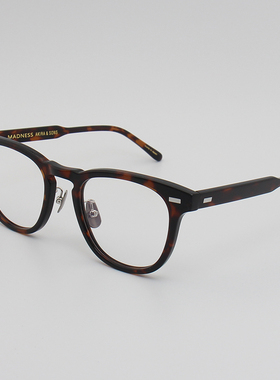 余文乐同款YELLOWS联名PULS眼镜DANN日系黑框平光时尚手工设计师