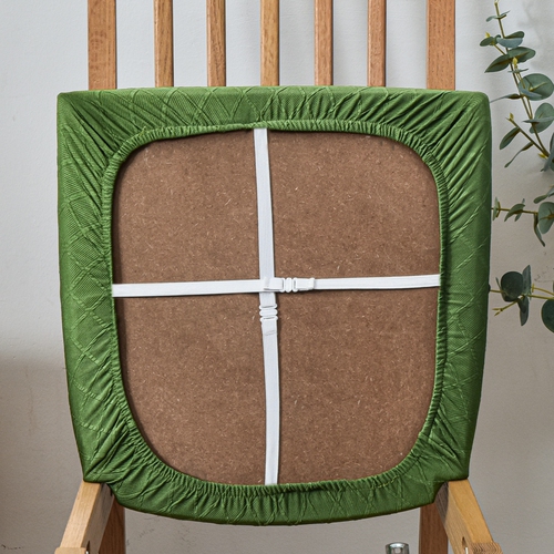 Universal elastic horn chair cushion cover chair seat cover dining table chair dust cover universal all-inclusive stool cover