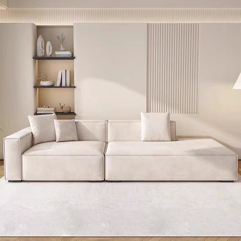 水洗乳胶+回弹海绵否奶油风沙发