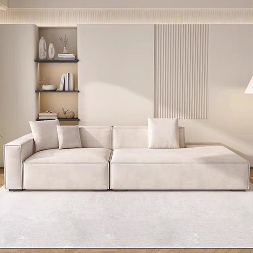 水洗乳胶+回弹海绵否奶油风沙发