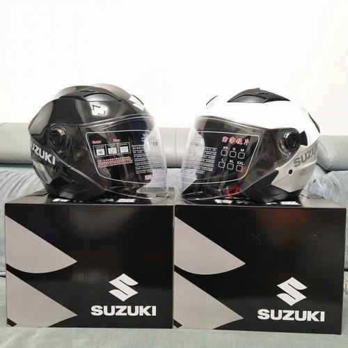 轻骑铃木3/4头盔3c安全认证半盔