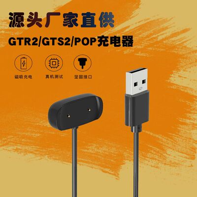 适用华米T-Rex pro充电器 霸王龙小米Amazfit智能运动手表GTS2 mi