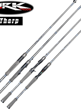 ARK美国BASSMASTER职业比赛THARP路亚竿鲈钓鱼杆美系独节黑鱼软虫