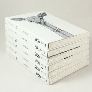 北邦×九口山 漂流动物园系列 16开笔记本空白内页绘画本