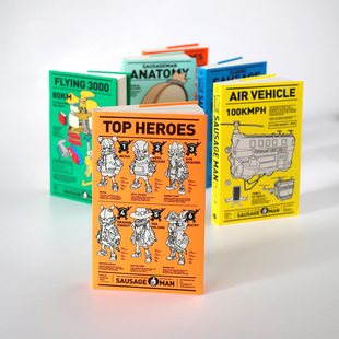 九口山×心动网络 香肠派对战场生存系列笔记本 A7迷你随身记事本