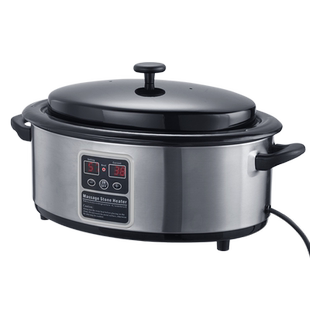 MT按摩热石加热器HSH6能量石加热锅加热炉触摸屏温控数字显示屏