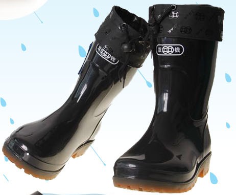 Chaussures - bottes caoutchouc homme pour hiver - semelle tendon - Ref 973387 Image 1