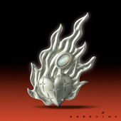 宇宙记号「燃烧 心礼物 领针立体勇敢 心」银胸针 原创S925西装