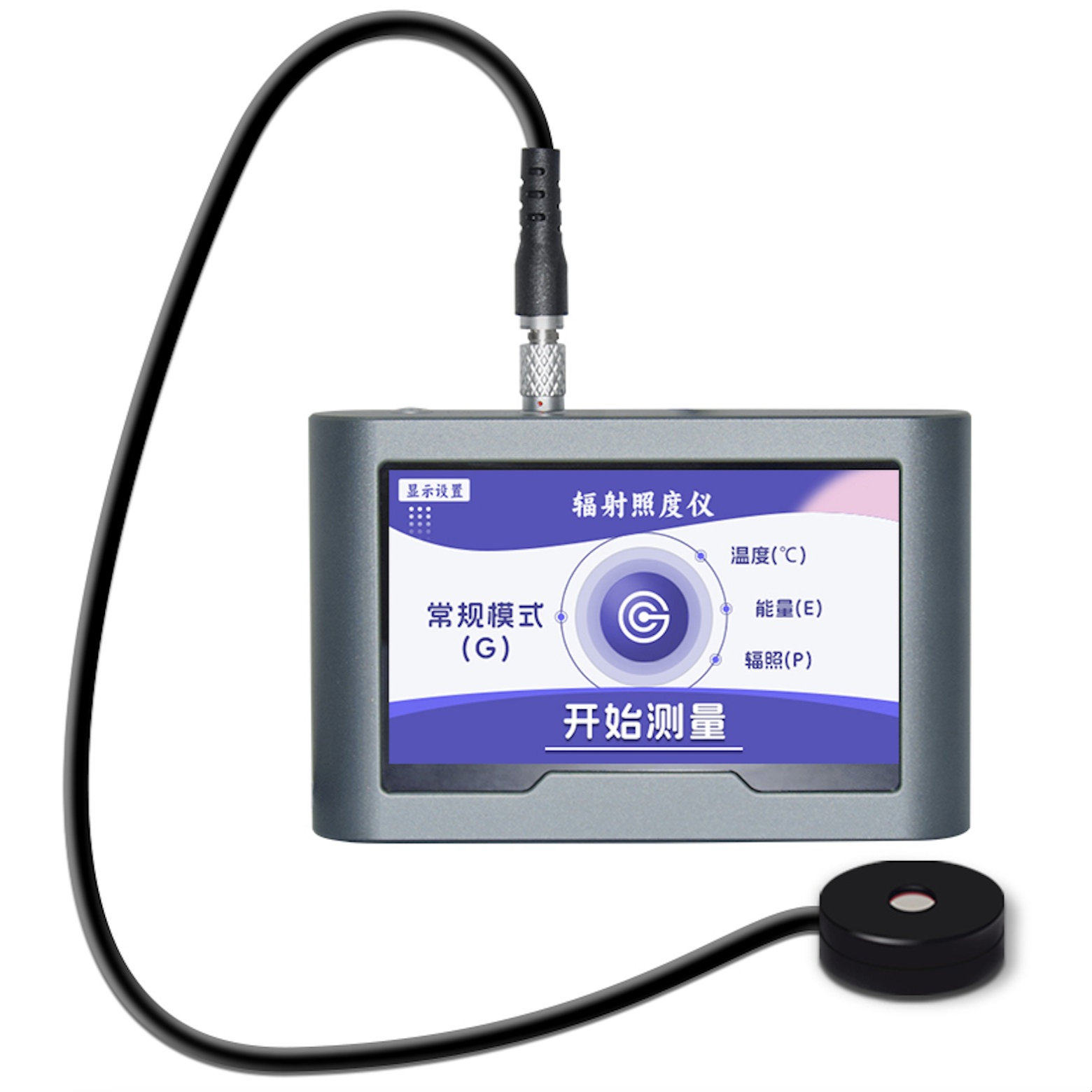 触摸屏UV能量计紫外线辐射照度计