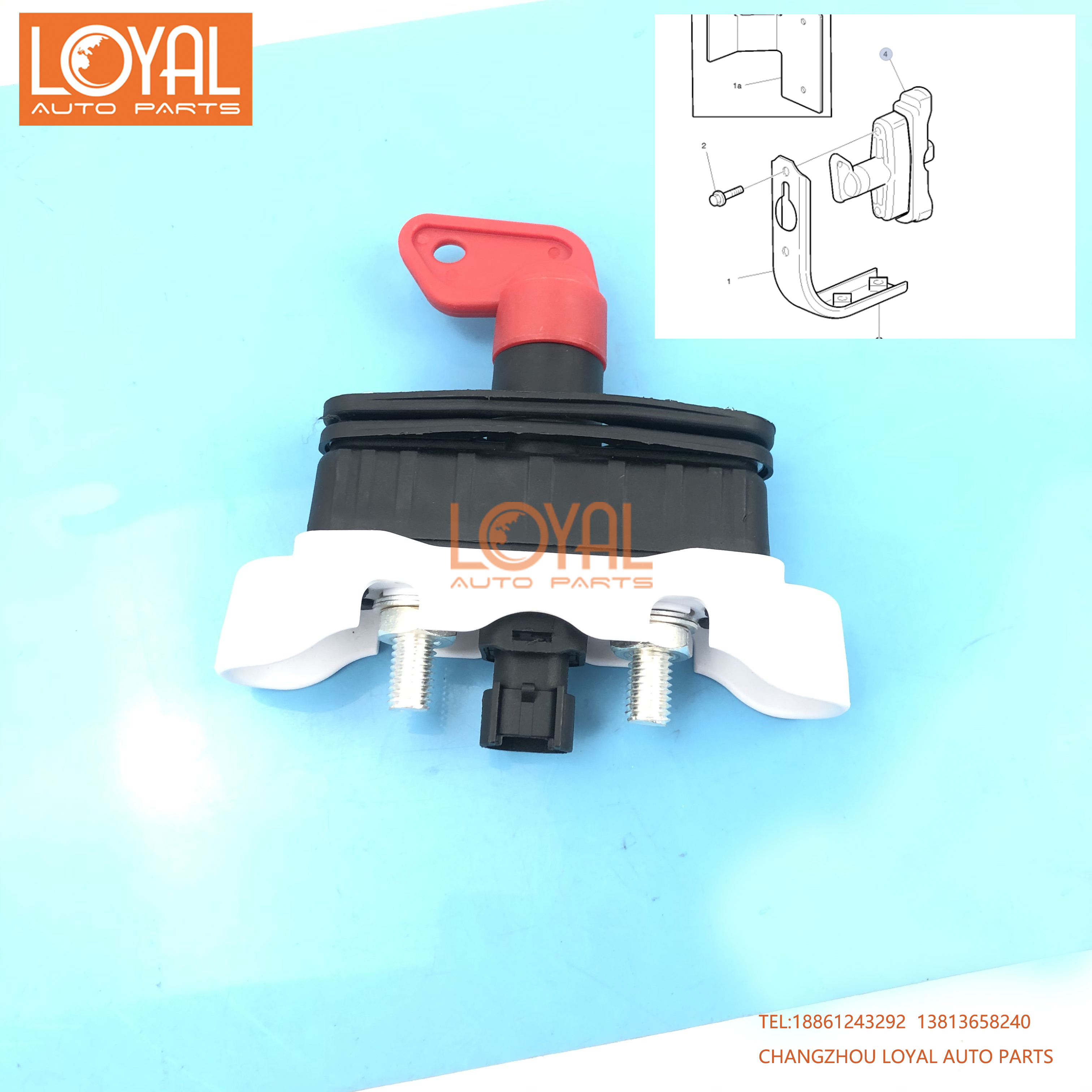 21199003 21243844 富豪沃尔沃卡车泵车电瓶总闸主开关配件