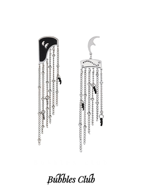 BubblesClub卿隹墨筝系列 原创新中式古筝耳环耳饰小众国风无性别