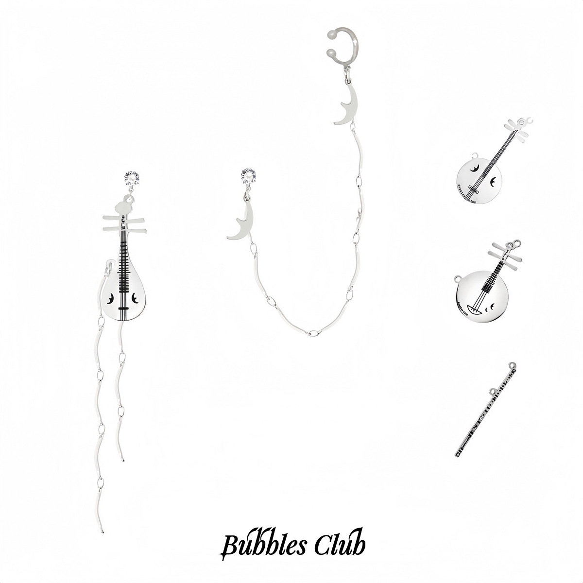 Bubblesclub新中式中阮耳饰