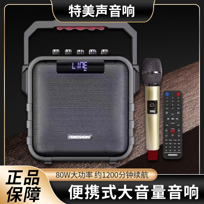 特美声SL05-26H带消除原音手提便携式蓝牙户外音响重低音广场音箱