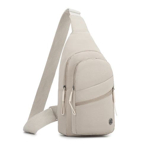 新款胸包休闲运动旅行通勤挎包男女大容量单肩斜挎小背包简约百搭