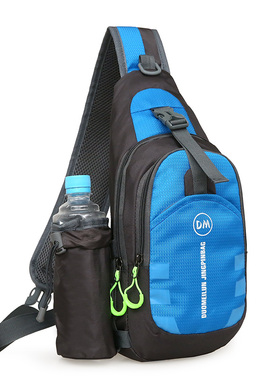 战术胸包男士单肩斜挎包户外多功能腰包男旅行潮包背包尼龙弹弓包